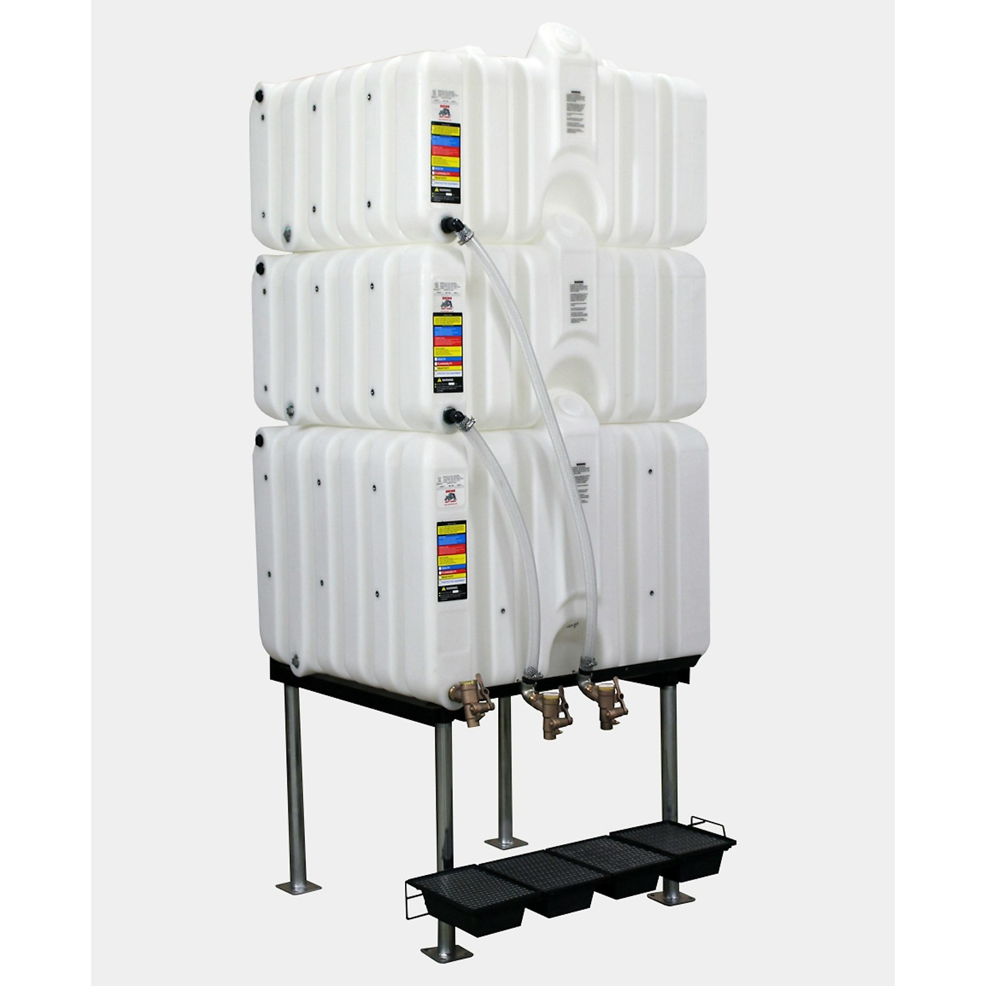 Rhino Tuff Tanks Complete Gravity Feed System - 280 Gal. Capacity, Stackable, Model# RTT-6332